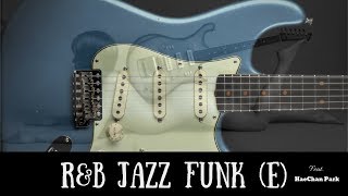 R&B Jazz Funk Jam | Sexy Blues Guitar Backing Track (E) chords