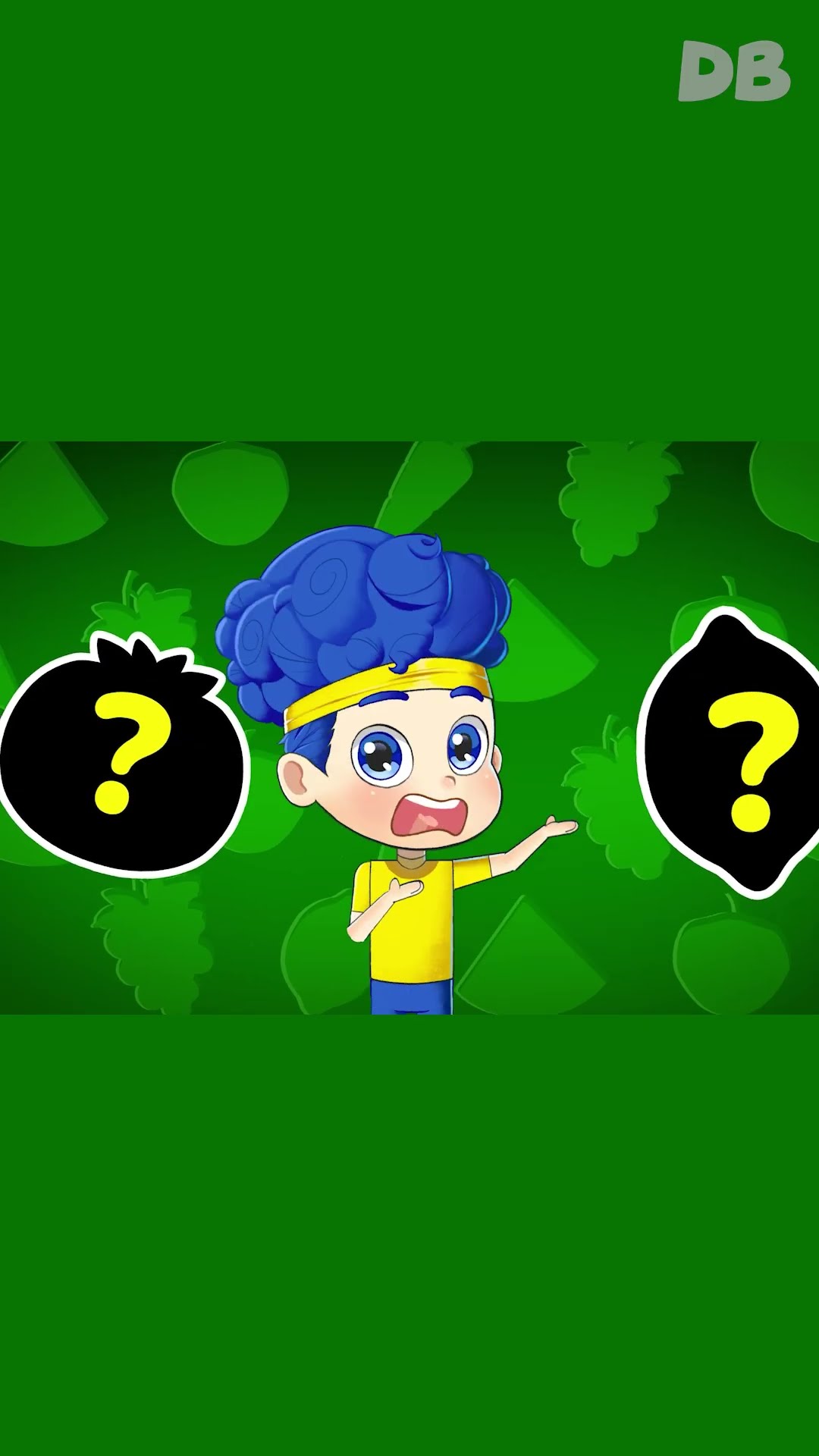Yummy Fruits \u0026 Vegetables with Cartoon Heroes | D Billions #shorts #db