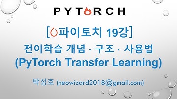[PyTorch 강의 19강]  전이학습 개념과 사용법