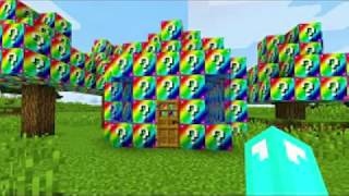 World's MOST Extreme RAINBOW Lucky Block House Battle btw im not skeppy just a fan PLAYING KITPVP!