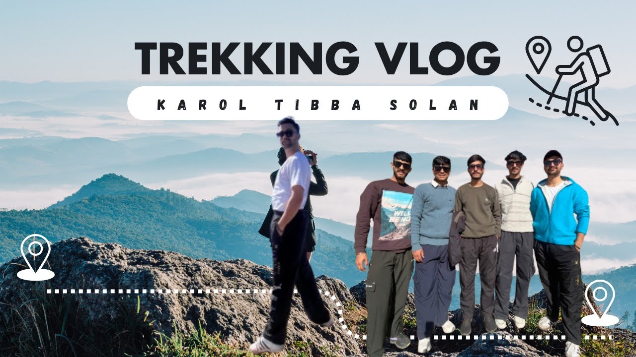 Highest peak of Solan￼ || Karol Tibba trek || Solan ka famous trek || Aaj to bhut enjoy kiya