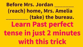 Past Perfect Tense. SSC-CGL, IBPS,BSRB,All competetive exams including board exams.