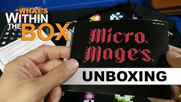 Micro Mages from Morphcat Games Unboxing: Micromages Nintendo Homebrew | We Deem