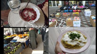 Vlog | Sağlıklı Kahvaltı !| 5 TL ye Tabak Aldım ✓ | Kabak Detoksuna Başlayalım ☕| SİLENT VLOG