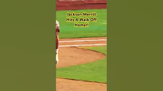 Jackson Merrill Hits A Walk Off Homer!🔥#baseball #shorts #jacksonmerrill thumbnail