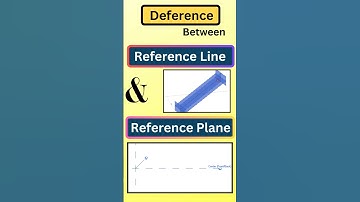Difference Between "Reference Line and Reference Plane"⚡#shorts