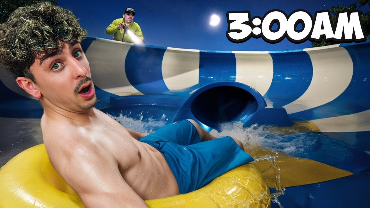 Overnight in a Waterpark!