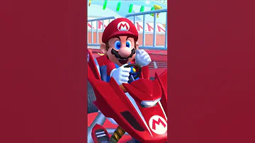 Mario kart tour gameplay on SNES Vanilla Lake 1T with Mario🍄