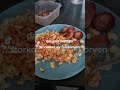 Idag fick det bli restmaten av falukorven häromdagen bara att koka makaroner till
