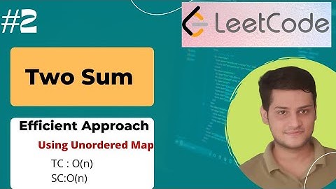 Two Sum Leetcode 1 solution using unordered map | C++ Solution | Ft. Ankit Raj
