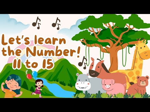 Learn Numbers 11 to 15 for Kids | Fun Counting | Preschool Learning Video