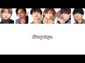 Stray dogs. / Aぇ! group【歌割】