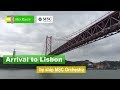 Arrival to Lisbon by ship MSC Orchestra
