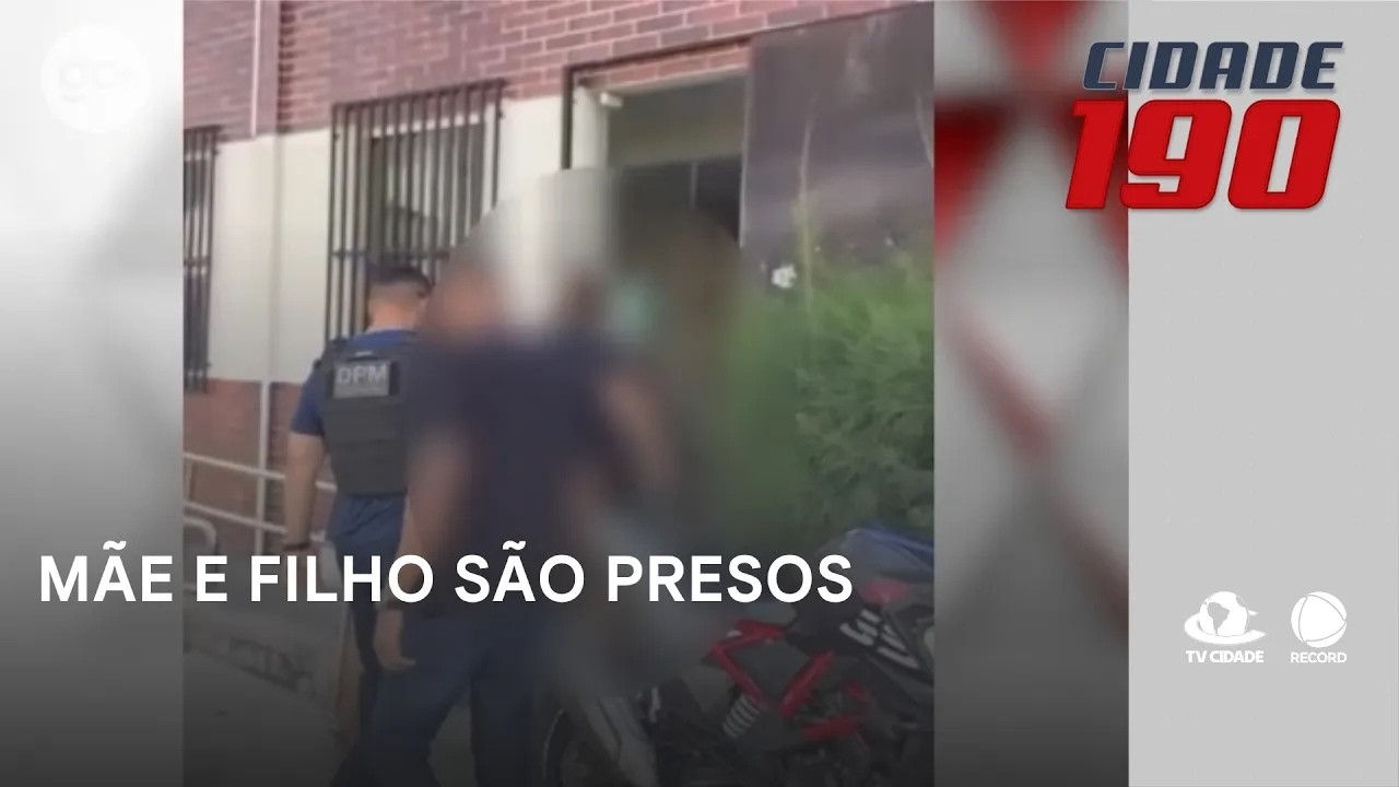 Mãe e filho são presos suspeitos de participação em tentativa de homicídio | Cidade 190