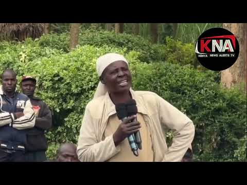 DRAMA AS MAMA MBOGA SNATCHED A MICROPHONE TO ADRESS NATEMBEYA S TEAM