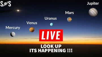 5 Planets Align LIVE | March 28 2023 | Secrets of Space