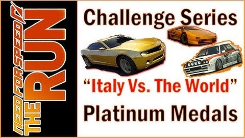 Need For Speed™ The Run - Challenge Series - Italy Vs. The World