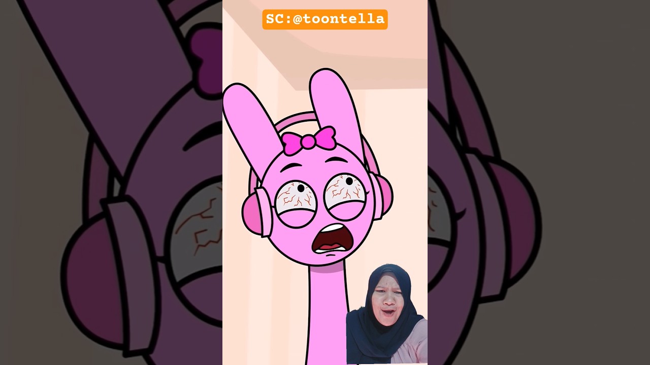 Hari Sial Pinki Sprunki | toontella #sprunki #incredibox #pinki #oren #wenda #vineria