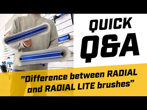 RADIAL and RADIAL LITE : What's the Difference Between These Brushes?