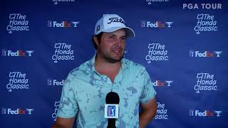 Celebrity Local Pro Peter Uihlein discusses his 1st Round at The Honda Wealth