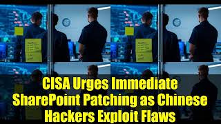 CISA Urges Immediate SharePoint Patching as Chinese Hackers Exploit Flaws