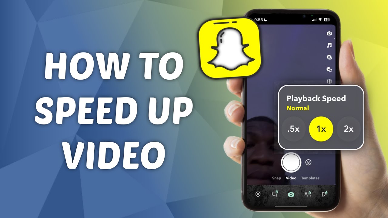 Snapchat Speed Filter How to Speed Up a Video on Snapchat - YouTube