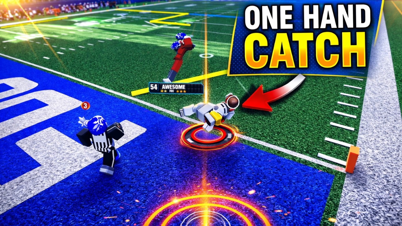 I Got The Rare One Hand Catch In NFL Universe Football