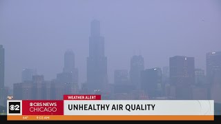 Chicago Weather Alert: Air quality remains unhealthy Wednesday, storms ahead