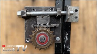 Door Lock | Instructions for Making Self-Locking Door Latches at Home#LockTV