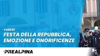 Varese | Festa della Repubblica, emozione e onorificenze