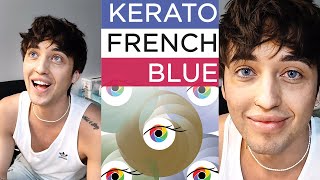 Eye Color Change with Kerato French Blue pigment