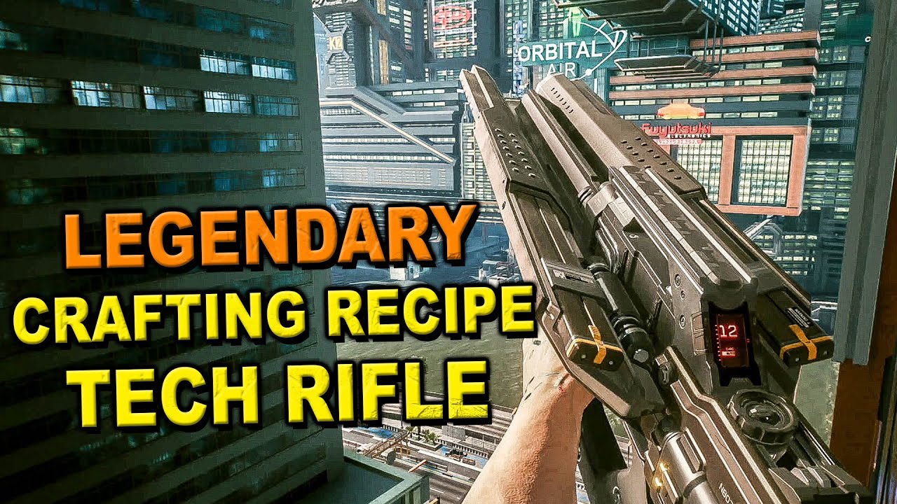 Cyberpunk 2077 How To Get Legendary Crafting Recipe M179E Achilles (Tech Precision Rifle