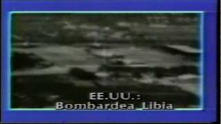 Libia 15.04.1986 - Los bombardeos yankee contra Gadafi matan a varios civiles y niños