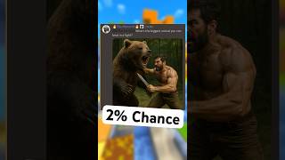 What Is The Biggest Animal You Could Take?? 👀🐻 #discord #minecraft #minecraftparkour