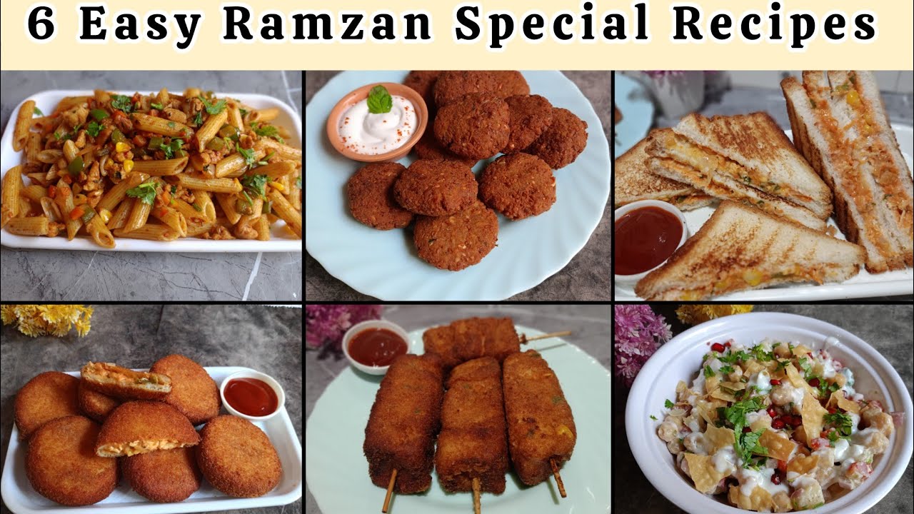 6 Ramzan Special Recipes For Iftar 😍 / Ramzan Snacks Recipes - YouTube
