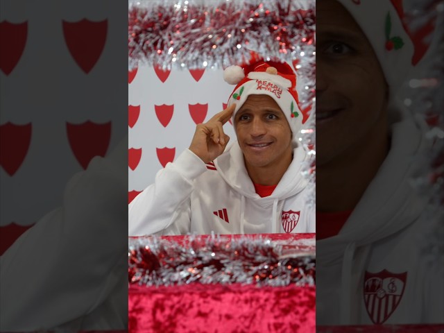 Detrás de cámaras de nuestro photocall navideño 🎄📸 #sevillafc