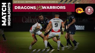 Catalans Dragons V Wigan Warrriors Super League, Round 24 Highlights