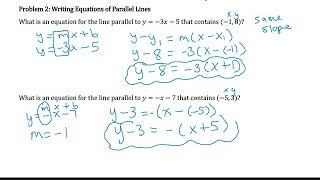 Geometry 3 8 Notes Video