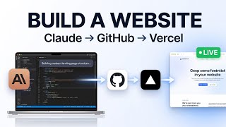 Build a Website with Claude AI in 10 Minutes | Claude + GitHub + Vercel (Beginner Guide)