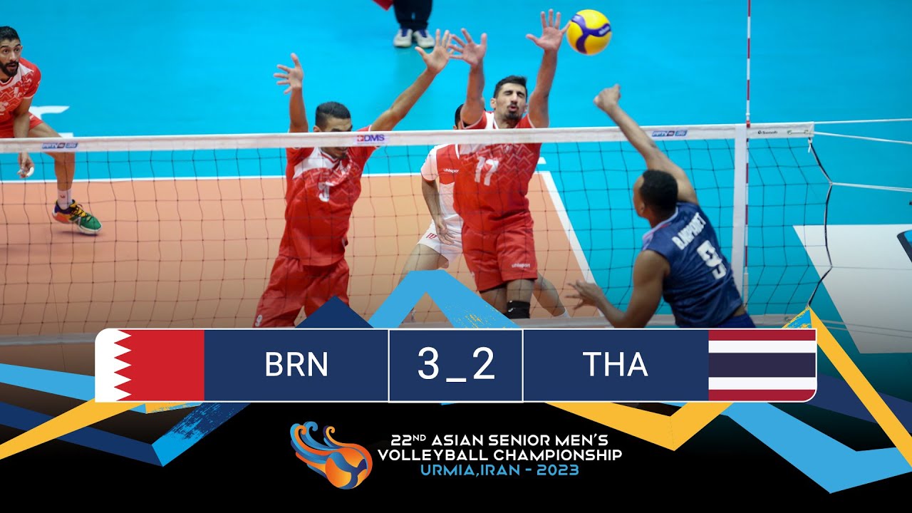 AVC MEN S CHAMPIONSHIP 2023 Thailand Vs Bahrain Match Highlight 