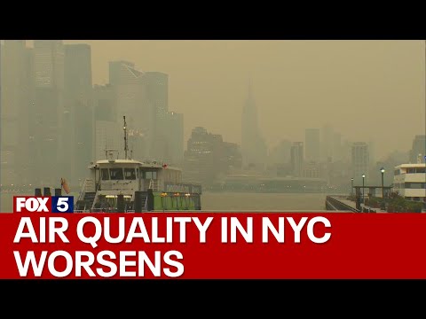 NYC air quality gets worse as smoke settles in