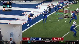 FlightReacts To New England Patriots vs. Buffalo Bills | 2022 Week 18 Game Highlights!