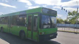 Поездка на автобусе МАЗ 105 №10 АА 5049, маршрут такой же как и у МАЗ 203 №26