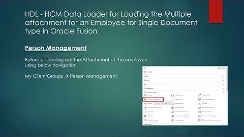 HDL HCM Data Loader Oracle Fusion Multiple Attachments