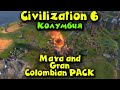 Колумбия VS Мая - Sid Meier's Civilization VI Maya Gran Colombia