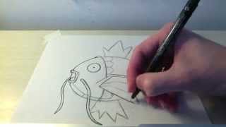 Drawing all the Pokemon: Number 129 Magikarp Drawing all the Pokemon: Number 129 Magikarp
