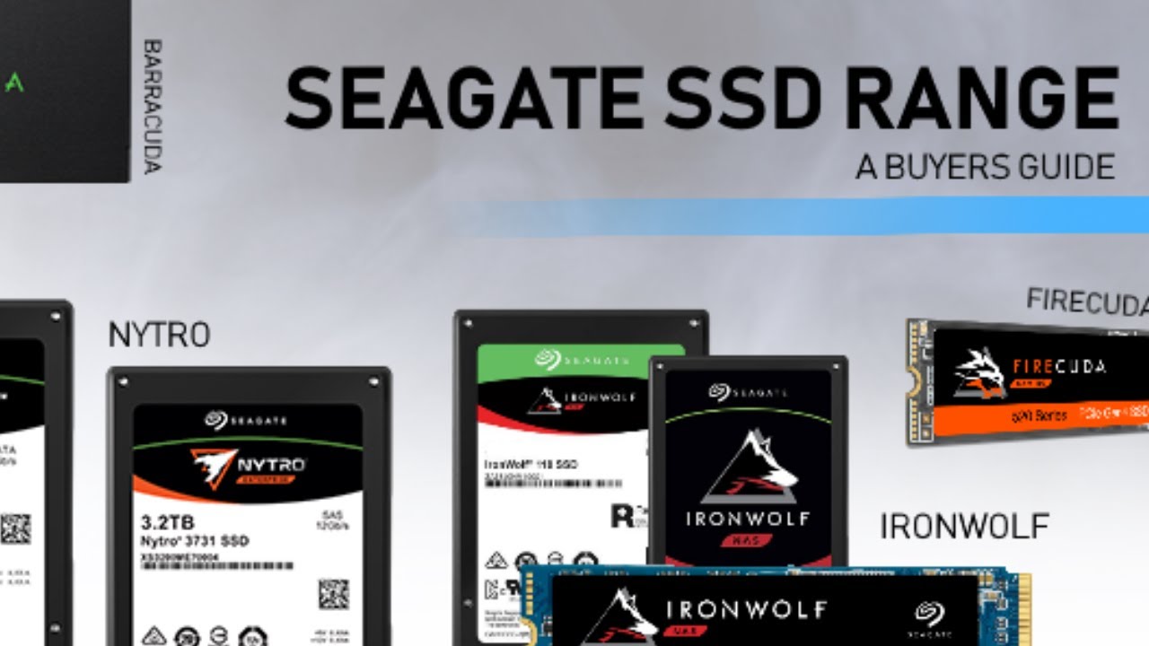 Seagate SSD Buyers Guide – Barracuda, FireCuda, and Nytro Difference NAS Compares