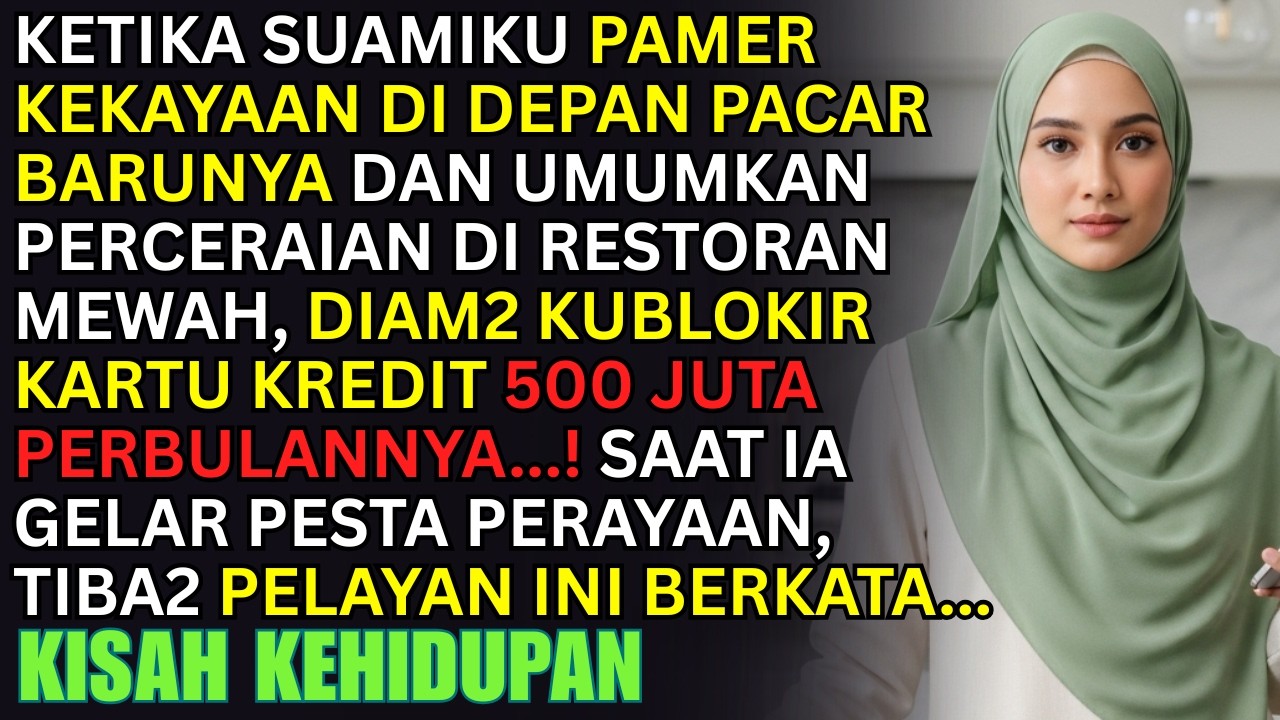 KUBLOKIR KREDIT 500 JT SUAMI! SAAT IA PAMER KEKAYAAN PADA PACAR BARUNYA – TIBA2 PELAYAN INI BERKATA