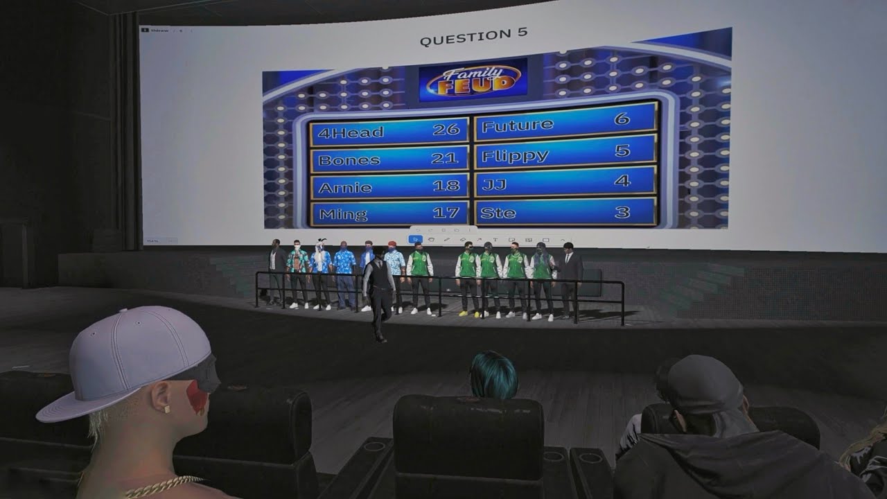 Ming is on the Board For 3 Categories in Alan’s Family Feud | NoPixel 4.0 | GTA