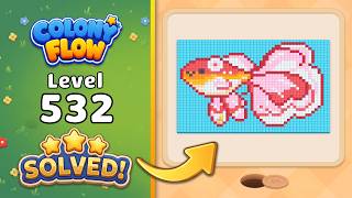 Colony Flow! - Level 532 Walkthrough 🧩 | Solution & Gameplay (ABI GAMES) 🐜